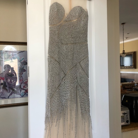 Old Hollywood Glam Prom Gown - Picture 2 of 8